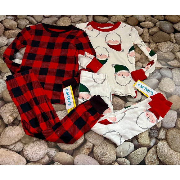 NWT CARTERS WINTER PJ BUNDLE-3T - Picture 1 of 11
